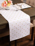 13x90, DII Polka Dot Kitchen Collection, Table Runner, Metallic White/Gold Reversible