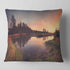 Designart Yellow Tinged Spring Mountains: Landscape Throw Living Room, Sofa, Pillow Insert + Cushion Cover