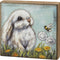 Primitives by Kathy White Bunny Home Décor Sign, 10" x 9.50" x 1.75"