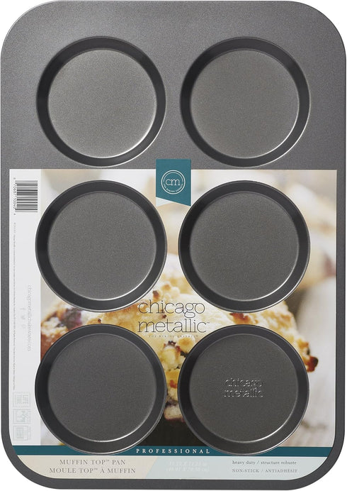 Chicago Metallic Professional Non-Stick Muffin Top Pan, 15.75-Inch by 11-Inch