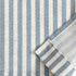 Vangao 16 Inch Kitchen Valance Linen Stripe Short Curtain, Farmhouse Country Rustic Light Filtering Topper