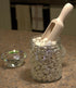 efo Large Wooden Scoop Set of 3 - Rustic Bathsalt Scoop, Multipurpose Wooden Spoon