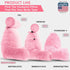 Husband Pillow Pink, Original Reading Pillow in Bed Rest Chair, Shredded Memory Foam Large Lounge Cushion Adult