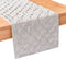 The White Petals Natural Oatmeal Dresser Scarf Table Runners, 14x36 inch, Pack of 1, Fabric Lined for Home, Kitchen,