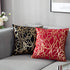 TAOSON Pack of 2 Irregular Abstract Lines Geometric Throw Pillow Cases, 18 x 18 Inches, Navy Blue and Gold