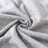 Jersey Knit Pillowcase Set - All Season Soft Cozy Cases, T-Shirt Jersey Cotton of One Pillow Case (Light Gray, Body