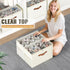 2 Pack Closet, 16 Budding Joy Shoe Organizer for Clear Foldable Shoe Storage Containers Adjustable Dividers Fits