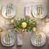 Bormioli Rocco Parma Set of 6 Appetizer, Salad, Dessert Plates, 7.75 Inch, White, Dishwasher Safe