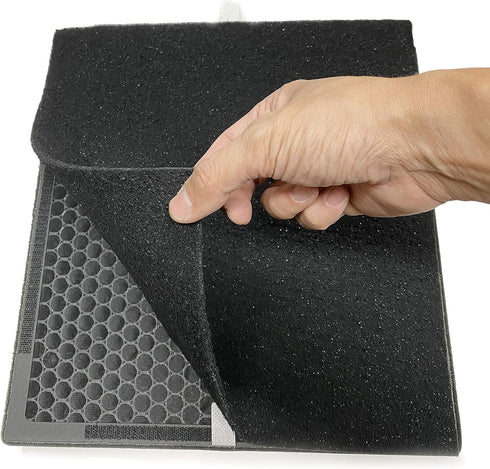 Nispira True HEPA Replacement Filter Set for Renpho Air Purifier RP-AP001/ RP-AP001S/ RP-AP002, 2 Packs