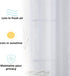 HLC.ME Abbey Faux Linen Textured Semi Sheer Privacy Sun Light Filtering Grommet Curtains for Bedroom & Living Room, 2