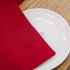 NATUS WEAVER 2 12 36 Inch Soft Caddice Faux Linen Side Table Runner, eco-Friendly Fabric Handcrafted Runner, Burgundy x