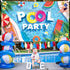 KatchOn XtraLarge Pool Party Backdrop - 72x44 Inch, Banner for Pool Party Decorations and Summer Party