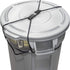 Encased Trash Can Lock for Animals/Raccoons, Heavy Duty Nylon Bungee Cord for Large Outdoor Garbage Lid Lock
