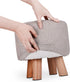Round Padded Ottoman Foot Rest Stool - Versatile and Comfortable