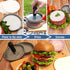 Meykers Patty Paper Sheets for 4/4.5 Inch Burger Press, 500 pcs Round Non-Stick Heat Resistant Wax Parchment Paper