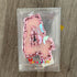 Birthday Candles Number 4, Pink Glitter Happy Birthday Cake Candles Handmade Sequin Numeral Candle