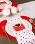 DII Valentine's Day Table Top Collection, Sweet Talk Placemat/Table Runner, 14x58, 4 Piece