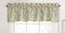 Waverly Paisley Verveine Valance for Window, Rod Pocket Curtain for Kitchen and Living Room, 52 in x 16 in, Spring