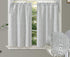 GOHD Country Road Tiers Kitchen Curtains, Boho Jacquard Stripe Tassel Bathroom Window Curtain, 3 Sizes, 100% Polyester
