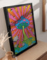 HAUS AND HUES Mushroom Poster Trippy Posters - Indie Aesthetic Wall Decor, Unframed 12"x16"