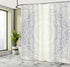 Ambesonne Grey and White Shower Curtain, Culture Mandala Circle Ombre Art Bathroom Decor Set with Hooks