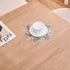 11 inches White Linen Doily Round Neutral Earth Tones Beige Lace Coffee Table Topper Dresser Scarf Place Mats