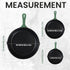Utopia Kitchen Saute Fry Pan, Pre-Seasoned Cast Iron Skillet Set 3-Piece, 6 Inch, 8 Inch, 10 Inch