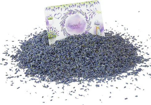 Dried Lavender Flower Buds for Crafts, Baking, Tea, DIY Projects, Sachets & Fresh Fragrance, 5 Ounces Bag