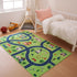 3' 5' Amazon Basics Kids Washable Area Rug, Printed Carpet Play Mat for Living Room, Bedroom, Nursery, Classroom, W L