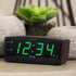 Equity by La Crosse 30229 LED Digital Alarm Clock, 0.9-Inch, Green