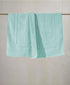 Feather & Stitch 2 Piece Bath Mats (30x21 Inch), 100% Cotton Terry, Non-Slip Soft Absorbent Washable Mats - Sea Foam
