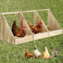 Chewoof 3 Pack Chicken Nesting Box, Wooden Single Compartment Chicken Nesting Box for Outdoor Coop, Comfortable Laying