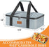 Cooklux 9x13 Insulated Casserole Carrier - Single Layer Design, Food Warmer Bag for Hot&Cold Food Travel, Fits