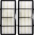 LifeSupplyUSA True HEPA Filter Replacement 2-Pack Compatible with Holmes AER1 HAPF300/HAPF30 (D Filter) and Bionaire