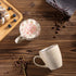 Set 6, 12oz Set GBHOME Ceramic Coffee Mugs of Stoneware Coffee Mugs For Dad Mom Women MEN, Light Weight Coffee Cups