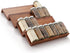 Wood Spice Drawer Organizer - Acacia Wooden Tray for Cabinet Storage, 4 Tier Spice Rack Organizer for 32 Jars (Pack of