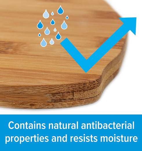 Camco 53111 Bamboo Cutting Board, Florida-Shaped, Moisture Resistant for Kitchen Use or Wall Decoration