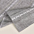 24x24 inch) NEWISHER Rustic Farmhouse Embroidered Small Square Tablecloth Jacquard Striped Table Cloth Linen Texture