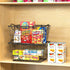 Simple Houseware 2 Pack Stackable Single Wire Basket (11.5 x 15 x 7.5 in) for Organizing Storage Solutions