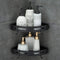 Hoomtaook Adhesive Corner Shelf Bathroom Shower Caddy Organizer for Kitchen Toilet No