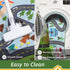 32"x60" 2pcs, BEQHAUSE Kids Rug City Life, Educational Road Traffic Kids Rug Non Slip Washable Play Mat Carpets