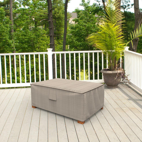 Durable Waterproof Ottoman Cover for English Garden Patio, Heavy Duty Protection