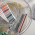 Martha Stewart Brody Divided Lazy Susan Organizer - 5 Removable Bins, 12 Inch, Clear Plastic Rotating Storage