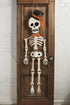 Mud Pie Skeleton Halloween Door Hanger, 65", White (40060032T)