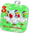 3D Rose 12 Days of Christmas Four Calling Birds Pot Holder, 8 x 8