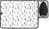 Encasa Homes Ironing Mat/Pad (Small 28"x20") with 3mm Padding & Silicone Iron Rest for Steam Pressing