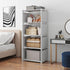 RIIPOO 4 Cube Storage Organizer Shelves for Bedroom Closet, Space-Saving 5-Layer Compact Bookshelf Unit Ideal for Small