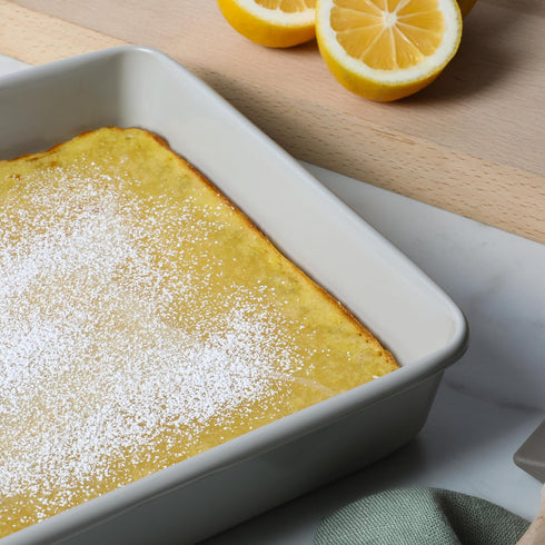 Martha Stewart Gallen 9 Inch Square Nonstick Carbon Steel Cake Pan - Cool Grey by Martha Stewart