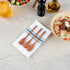 Restaurantware Coco Casa 7 Inch Handmade Serving Spoons, 4 Greaseproof Coconut Spoons for Hot and Cold Foods