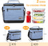 Tirrinia Insulated Lunch Box for Men/Women, Leakproof Lunch Bag for School Work, Large Tote for Kids and Adults, Light